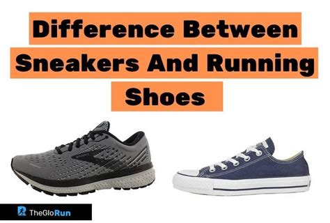 difference between running shoes and sneakers.